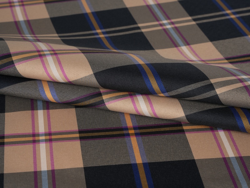 Polyester garn-farget ermet fôrstoff