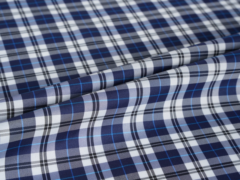 Polyester Viscose Yarn-Dyed Sleeve Fining Fabric